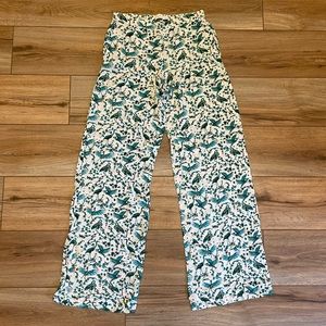Anthropologie Saks Onia Tropical Wide Leg Pant Size M